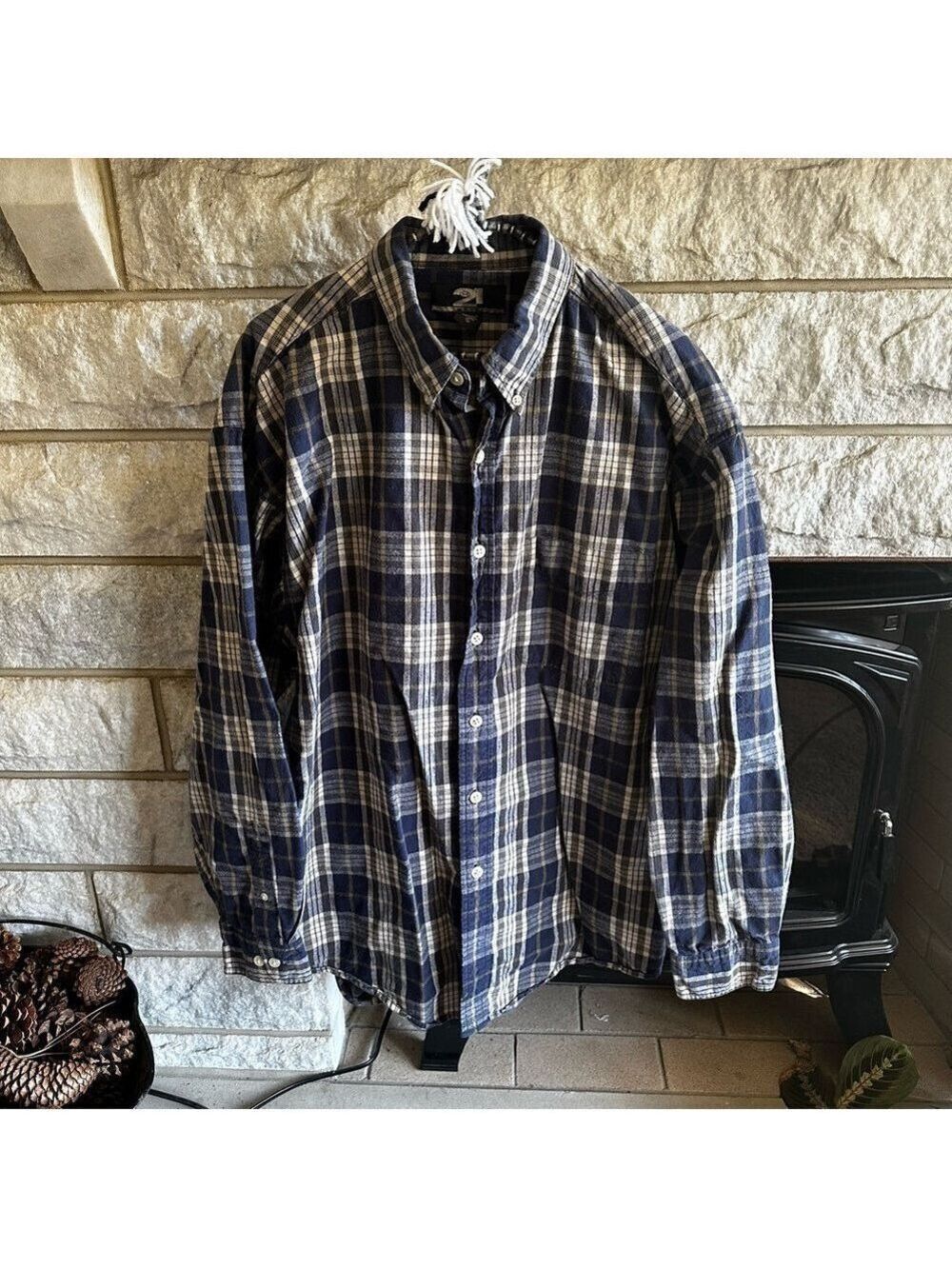 Rue21 men’s button down plaid flannel XL Y2K vintage